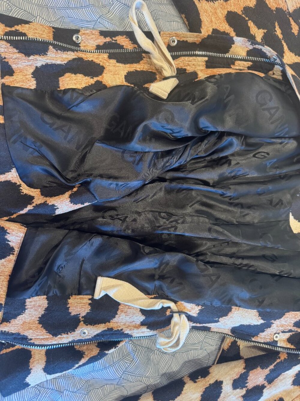 Ganni linen leopard jacket - Picture 4 of 9